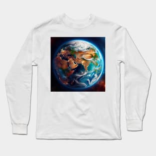 Discover a new perspective of the earth Long Sleeve T-Shirt